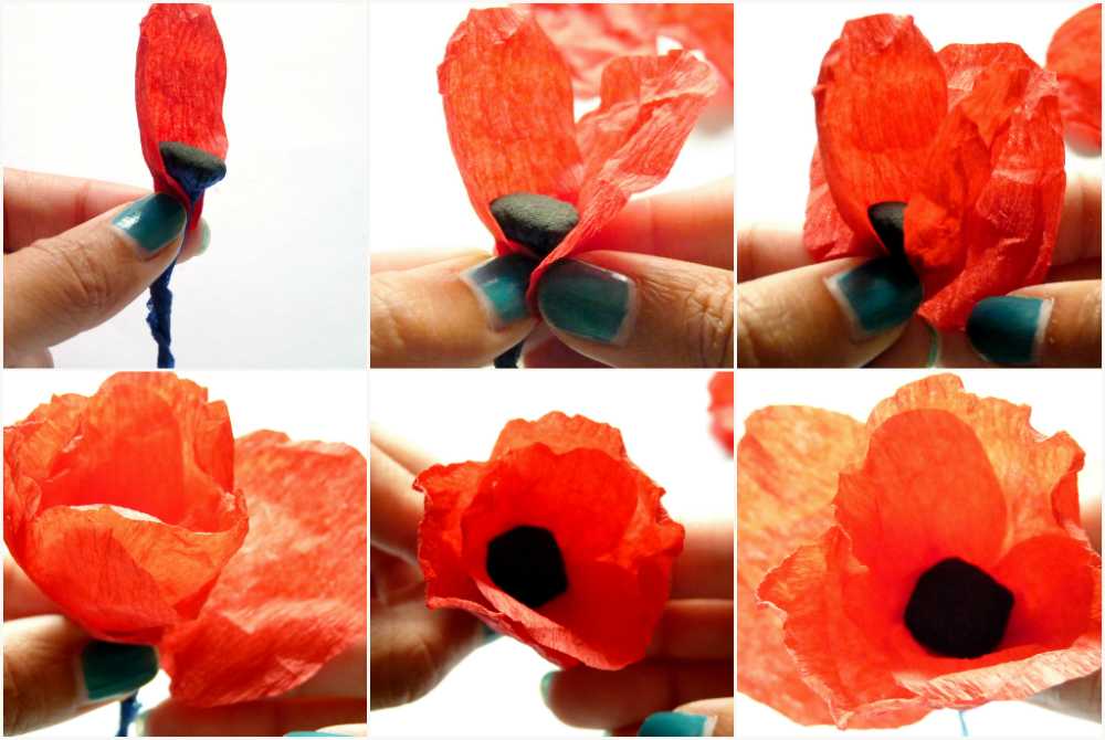 Как делать цветы из гофрированной бумаги?