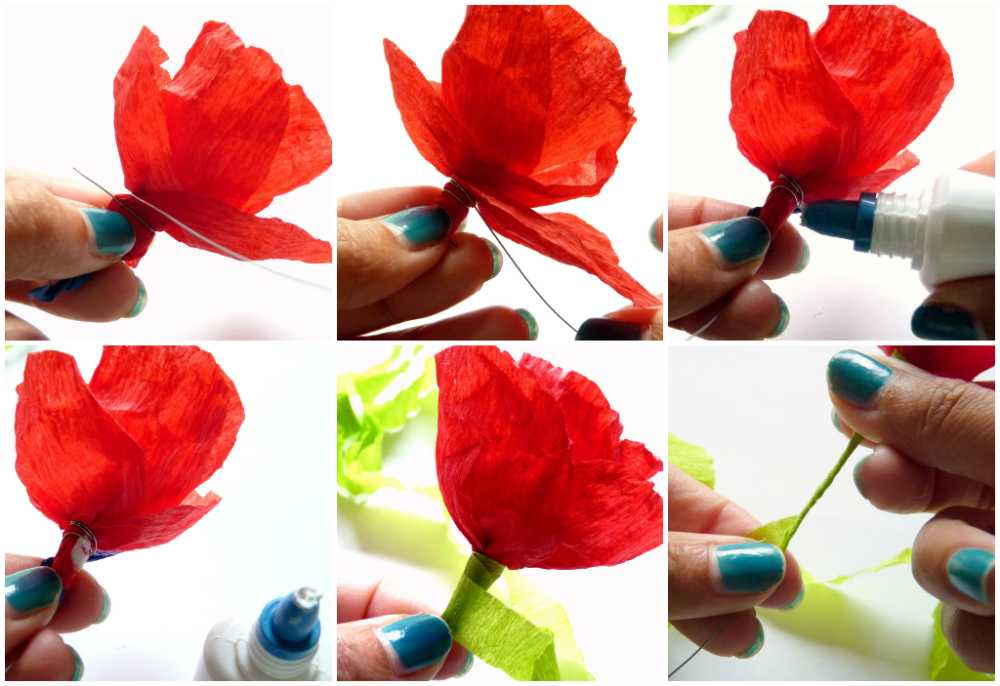 Цветы из гофрированной бумаги своими руками: изготовление и примеры работ
